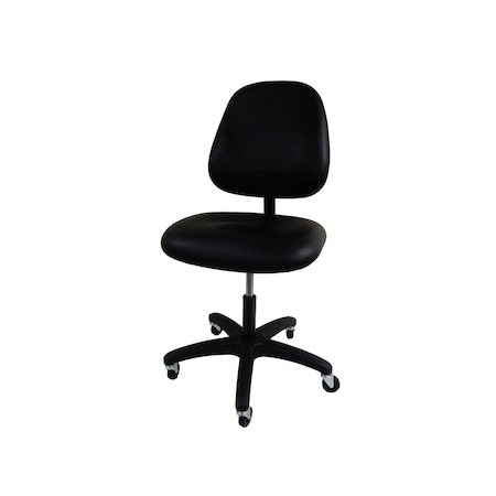 Shopsol Production Chair Desk Vinyl Seat Back 300 lb. Seat Capacity 1010956